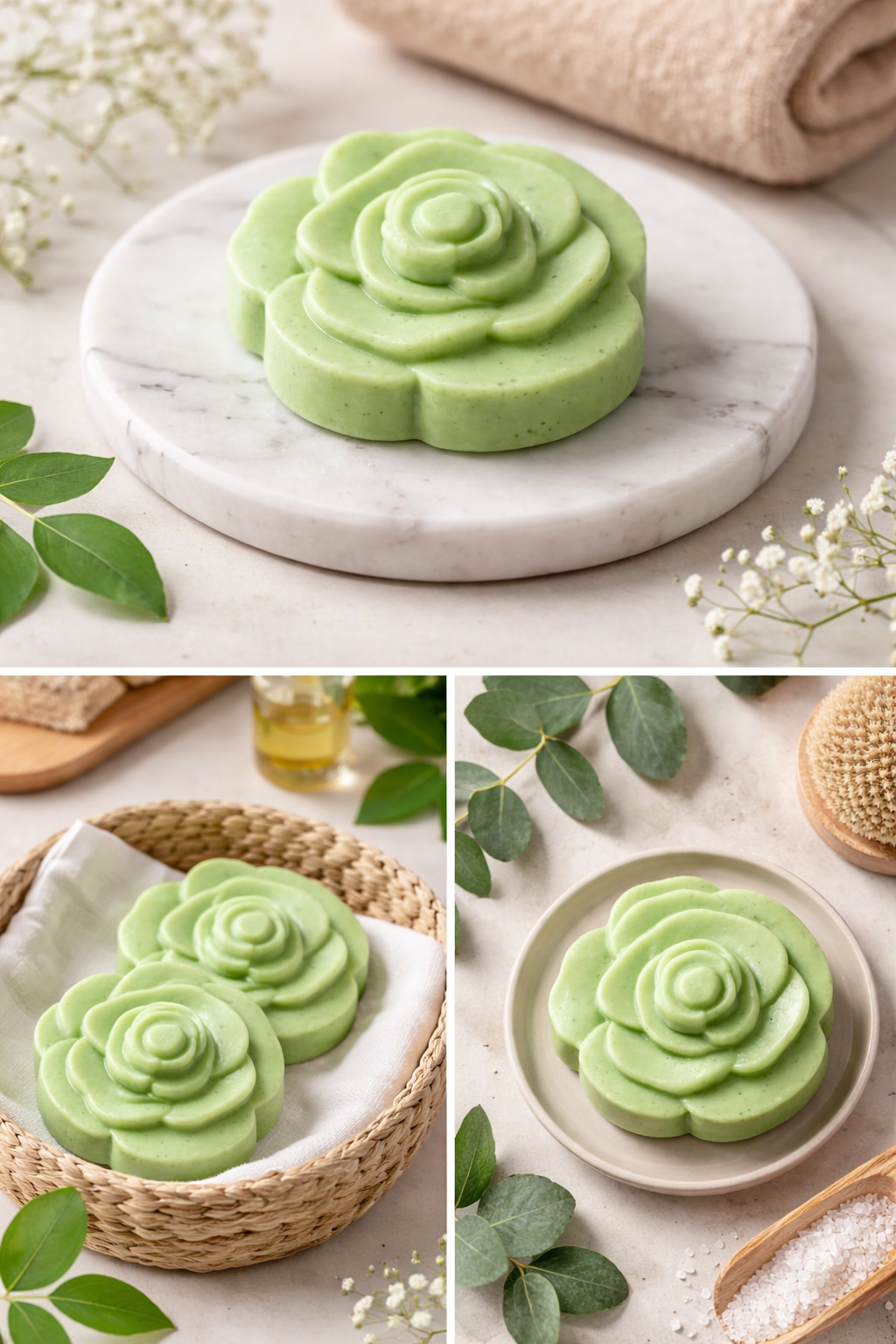 Refreshing Peppermint Hand Poured Goat Milk Soap Bar